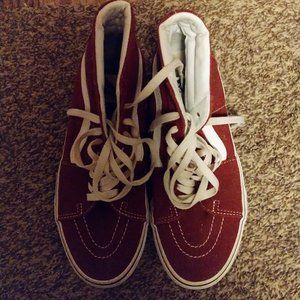Woman's marroon vans